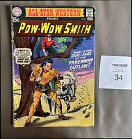 Front cover of Pow-Wow Smith #1 showing title, 15¢ price, September 1970, DC logo