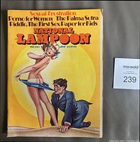 Front cover showing Coppertone parody artwork with publication details