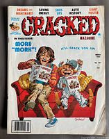 Front cover showing title, date, issue number, price, and Mork & Mindy artwork