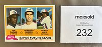 Front of 1981 Topps #479 Expos Future Stars card