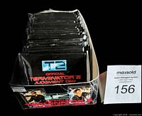 Perspective of open wax box with packs inside