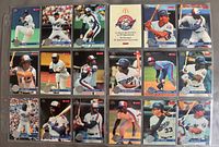 1993 McDonald’s Montreal Expos 25th Anniversary cards in plastic binder page