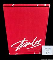 Red outer box with Stan Lee signature logo