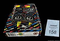 Partial wax box showing Ultimate Original Six Hockey graphics, lid missing