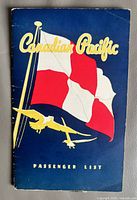 Front cover showing Canadian Pacific emblem and graphics