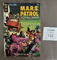Front cover of comic showing title, price and artwork