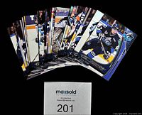 Spread of the 24 Rimouski Océanic cards fanned out