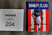 Front of card showing Johnny Damon image and blue Sharpie autograph