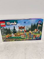 Front of sealed LEGO Friends Adventure Camp box