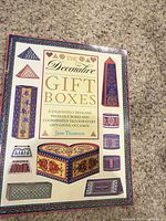 Front cover of The Decorative Gift Boxes book