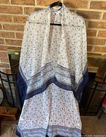 Front view of BCBGeneration kimono showing pattern and drape