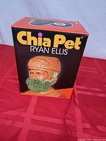 Front of sealed box showing Chia Pet Ryan Ellis image