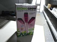 Front of sealed Bell+Howell Bionic Grow LED grow light box