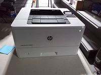 Printer front and top view