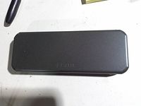 closed dark grey Parker case