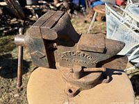 Left side showing Littlestown Hardware & Foundry Co. logo cast into body