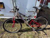 Full left-side view of bicycle showing overall condition and components