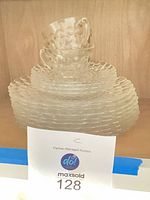 Stack showing plates, saucers and cups