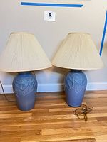 Both matching lamps side by side showing overall appearance