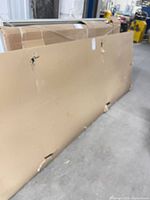 Cardboard boxed panel front view