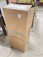 sealed ifurniture carton for stools
