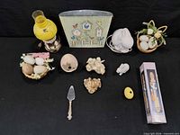 All items laid out for overview