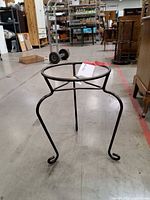 metal plant stand full view