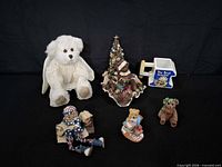 Group shot of all six teddy bear items