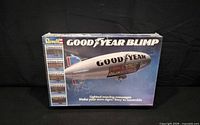 Front of boxed Revell Good Year Blimp model kit