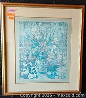 Front view of framed print