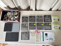 Entire lot overview on table