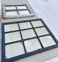 Both window mirrors side by side for size and pane comparison