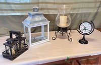 All four décor pieces displayed together