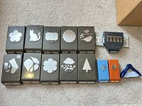 Group view of all 13 craft punches showing shapes and sizes