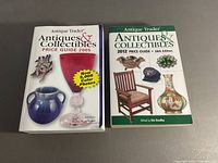 Front covers of both price guide books showing titles and editions