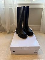 Front view of both boots standing on the box