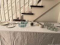 Overview of entire lot on table