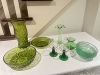 All 11 pieces arranged on table