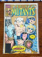 Front cover of The New Mutants #87 in sleeve