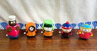 All five South Park wind-up figures front view