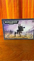 Front of boxed Warhammer 40,000 Imperial Guard Sentinel kit