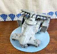 Top view of assembled Skyray Gunship on base