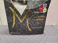 Front of package showing brand, size, duvet type