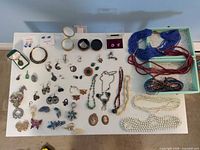 Overall view showing entire assortment on tabletop