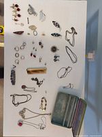 Overhead view showing entire assortment on table