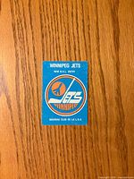 Front view showing Winnipeg Jets logo, bilingual text, and overall surface