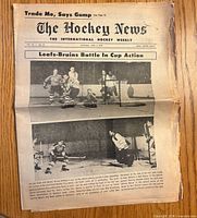 Front page showing title, date, volume, price, and main headline