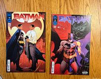 Front covers of Batman issues 149 and 141
