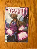 Front cover of Gambit #1 variant comic