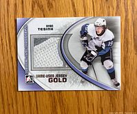 Front view showing player image, design elements and jersey swatch